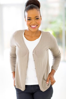 genç ve güzel Afrikalı womam