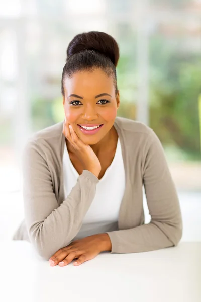 African american woman relaxing at home — Stock Photo, Image