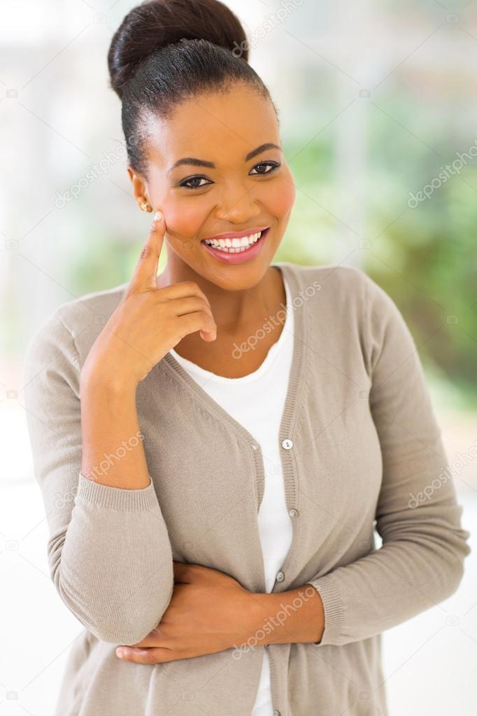 Cute african woman Stock Photo by ©michaeljung 44297323