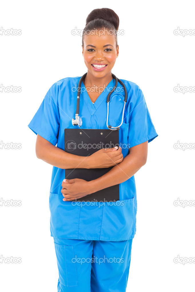 Female african american medical professional