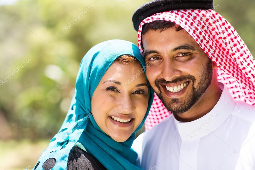 Beautiful middle eastern couple