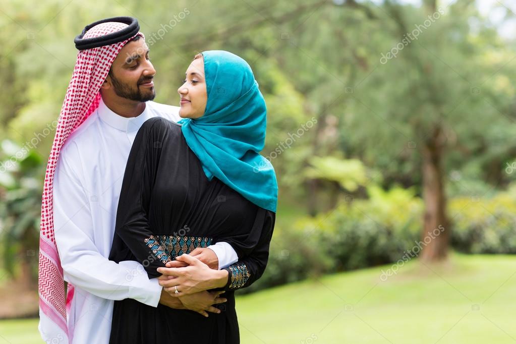 Arabian couple embracing — Stock Photo © michaeljung 44313791
