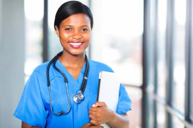 Genç Afrika sağlık Stajyer doktor 