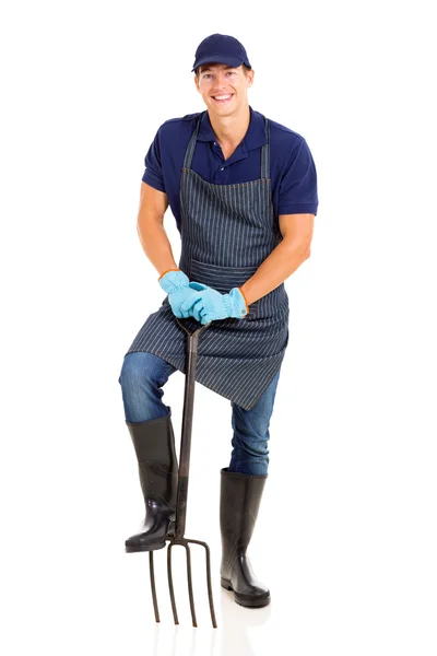 Gardener posing — Stock Photo, Image