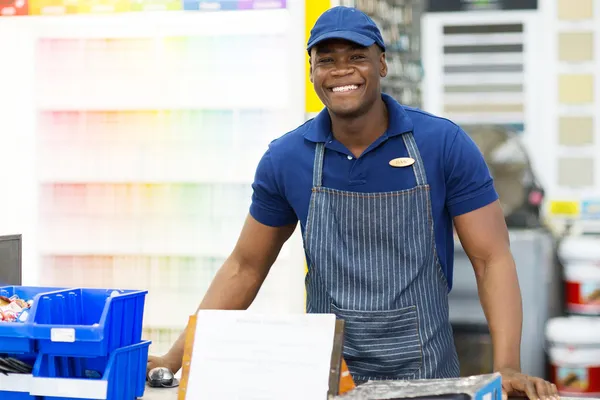 African store worker — Stock Photo, Image