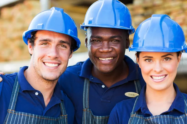 Lavoratori di ferramenta — Foto Stock