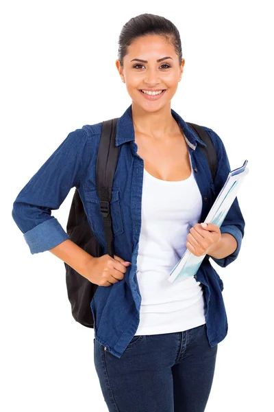 Student holding books — Stock Photo, Image