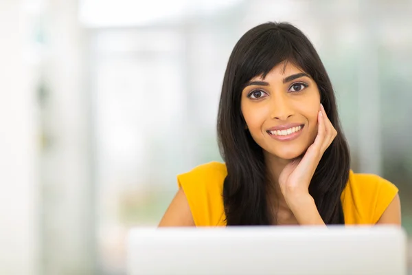 Indian girl relaxing at home — Stock Photo, Image
