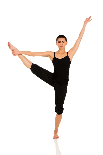 Young woman practicing ballet dance — Stock Photo, Image