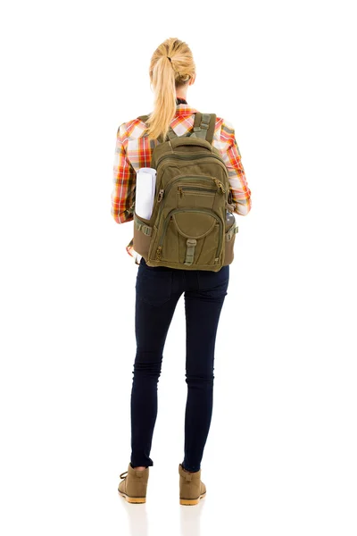 Rear view of female hiker — Stock Photo, Image