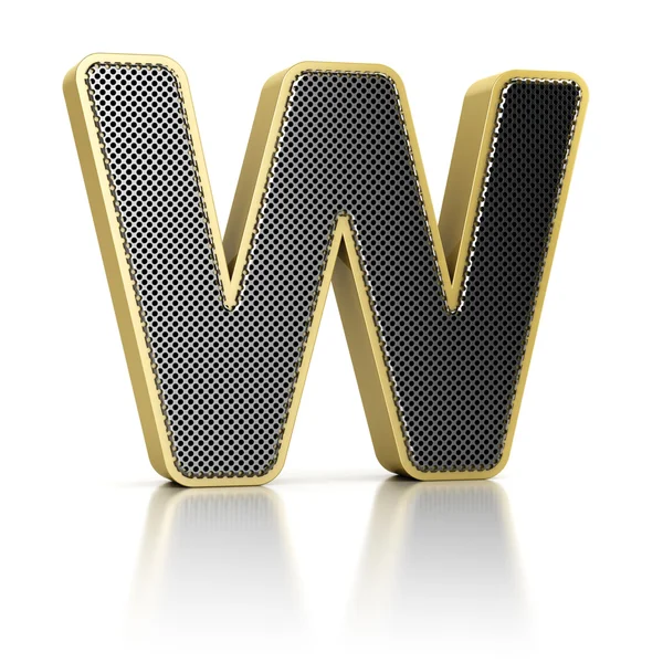 Letter W — Stock Photo, Image