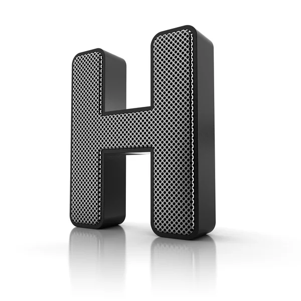 Litera h — Zdjęcie stockowe