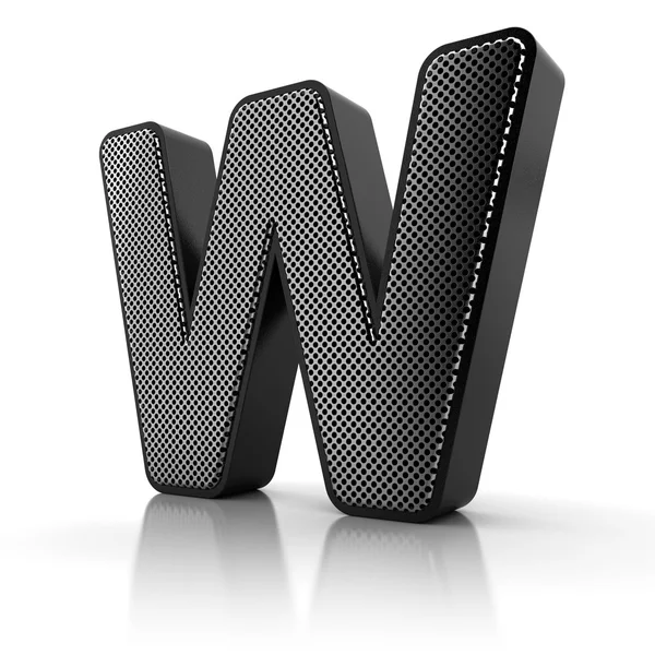 Letter W — Stock Photo, Image