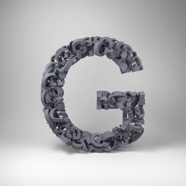 Lettera G — Foto Stock