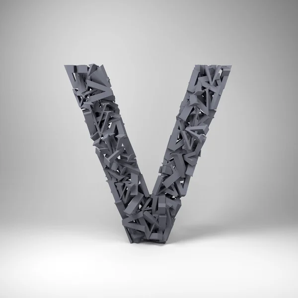 Letter V — Stock Photo, Image