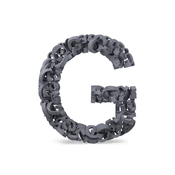 Letter G — Stock Photo, Image