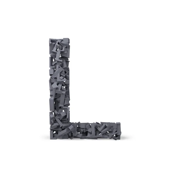 Letter L — Stock Photo, Image