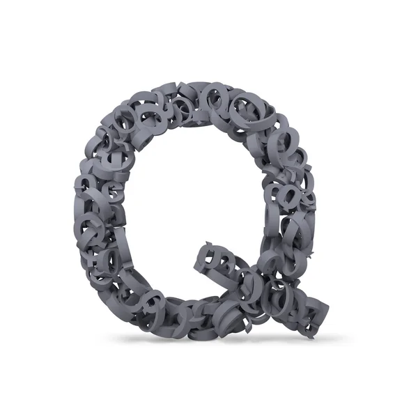 Letter Q — Stock Photo, Image