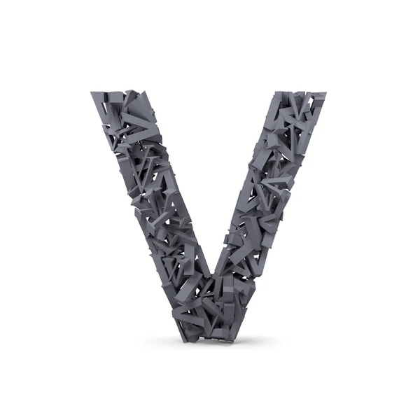 Letter V — Stock Photo, Image