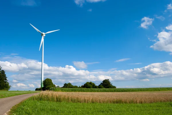 Větrná energie turbína — Stock fotografie
