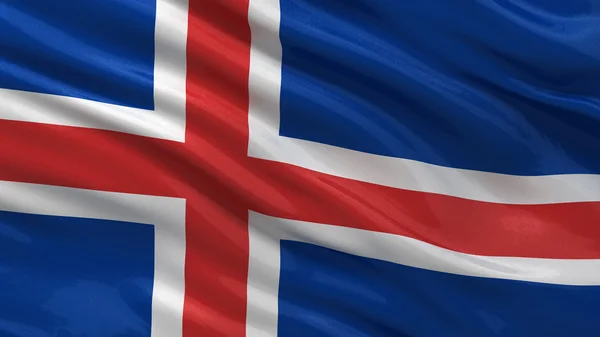 Vlag van IJsland — Stockfoto