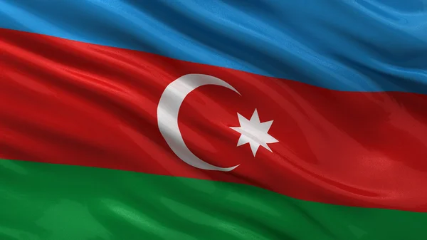 Azerbaycan bayrağı — Stok fotoğraf