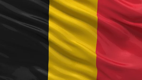 Belgická vlajka — Stock fotografie