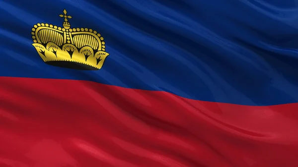 Vlag van liechtenstein — Stockfoto