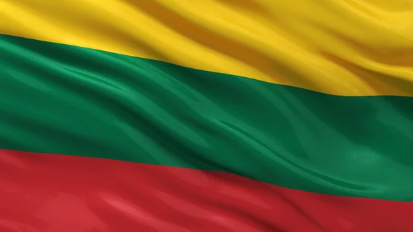 Bandeira de lithuania — Fotografia de Stock