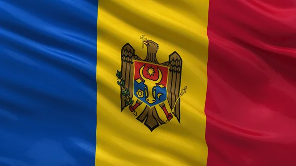 Flagga Moldavien — Stockfoto