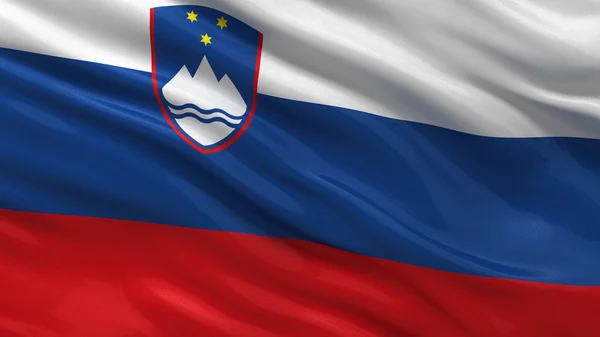 Slovinská vlajka — Stock fotografie