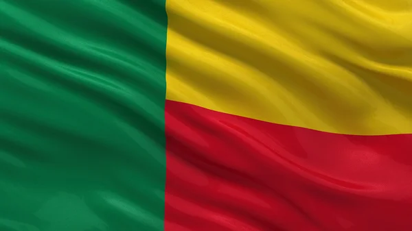 Flagge von Benin — Stockfoto