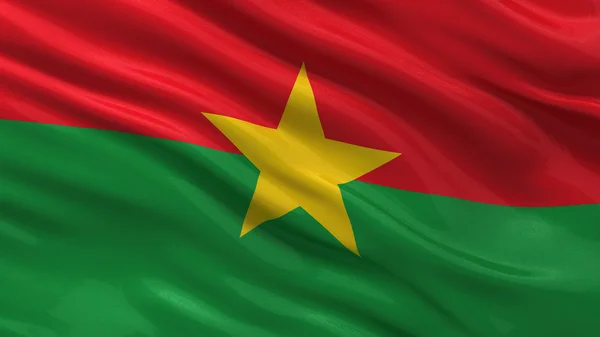 Vlajka Burkiny Faso — Stock fotografie