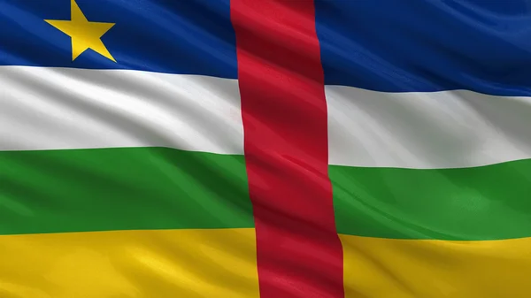 Centralafrikanska republikens flagga — Stockfoto