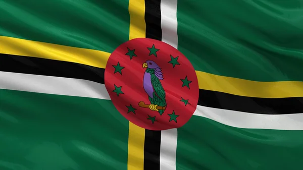 Flagge von Dominica — Stockfoto