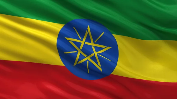 Vlag van Ethiopië — Stockfoto