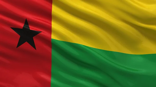 Flagge von Guiness Bissau — Stockfoto