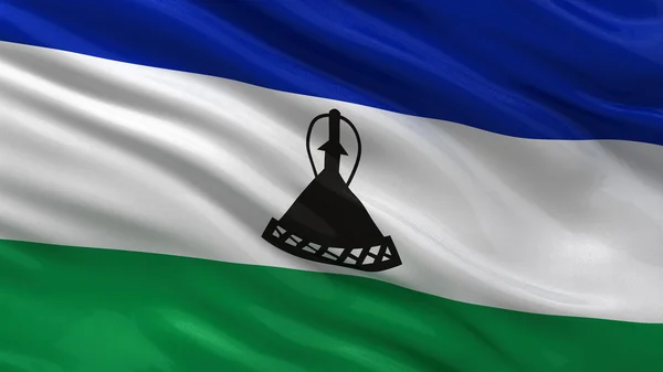 Flagge von lesotho — Stockfoto