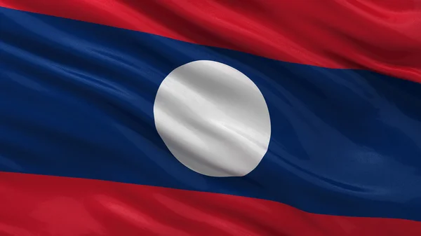 Laos bayrağı Stok Fotoğraf