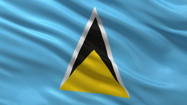 Saint Lucia flagga — Stockfoto