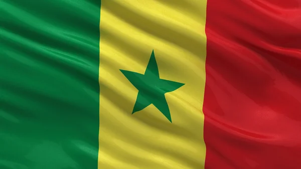 Flagge des Senegal — Stockfoto