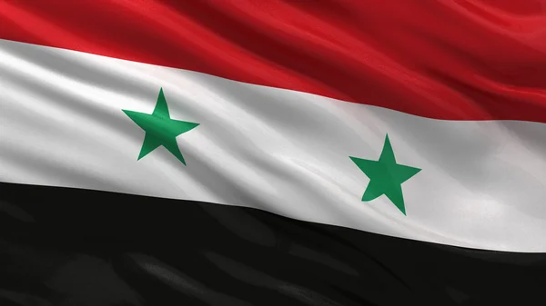 Flagge von Syrien — Stockfoto