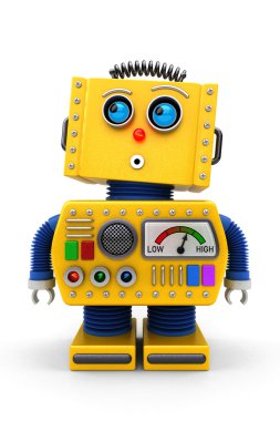 ararken şirin oyuncak robot