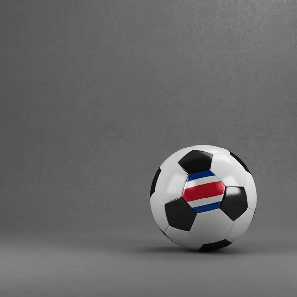 Balón de fútbol de Costa Rica —  Fotos de Stock