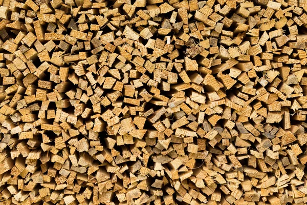 Small chopped fir wood — Stock Photo, Image