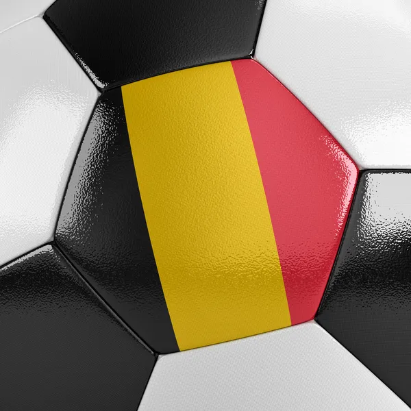 Belgium Soccer Ball — Stock Photo, Image