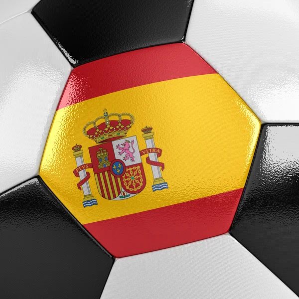 Spain Soccer Ball — Stock Photo, Image