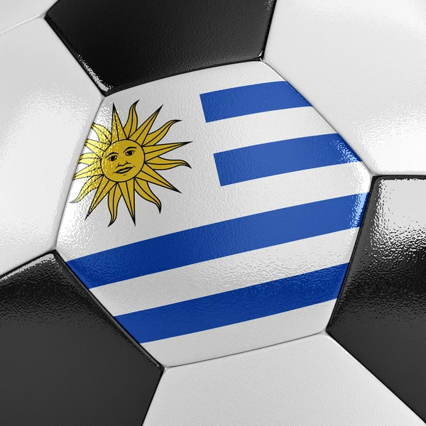 Balón de fútbol Uruguay —  Fotos de Stock