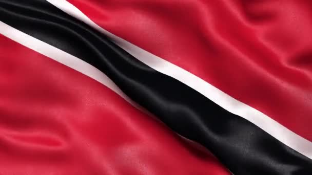Trinidad Tobago Bayraksız Döngü Boyutlu Canlandırma — Stok video
