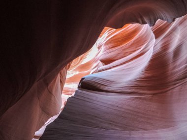 Antilop Kanyonu Navajo rezervasyonunuzu yaparken sayfa, Arizona Usa yakınındaki
